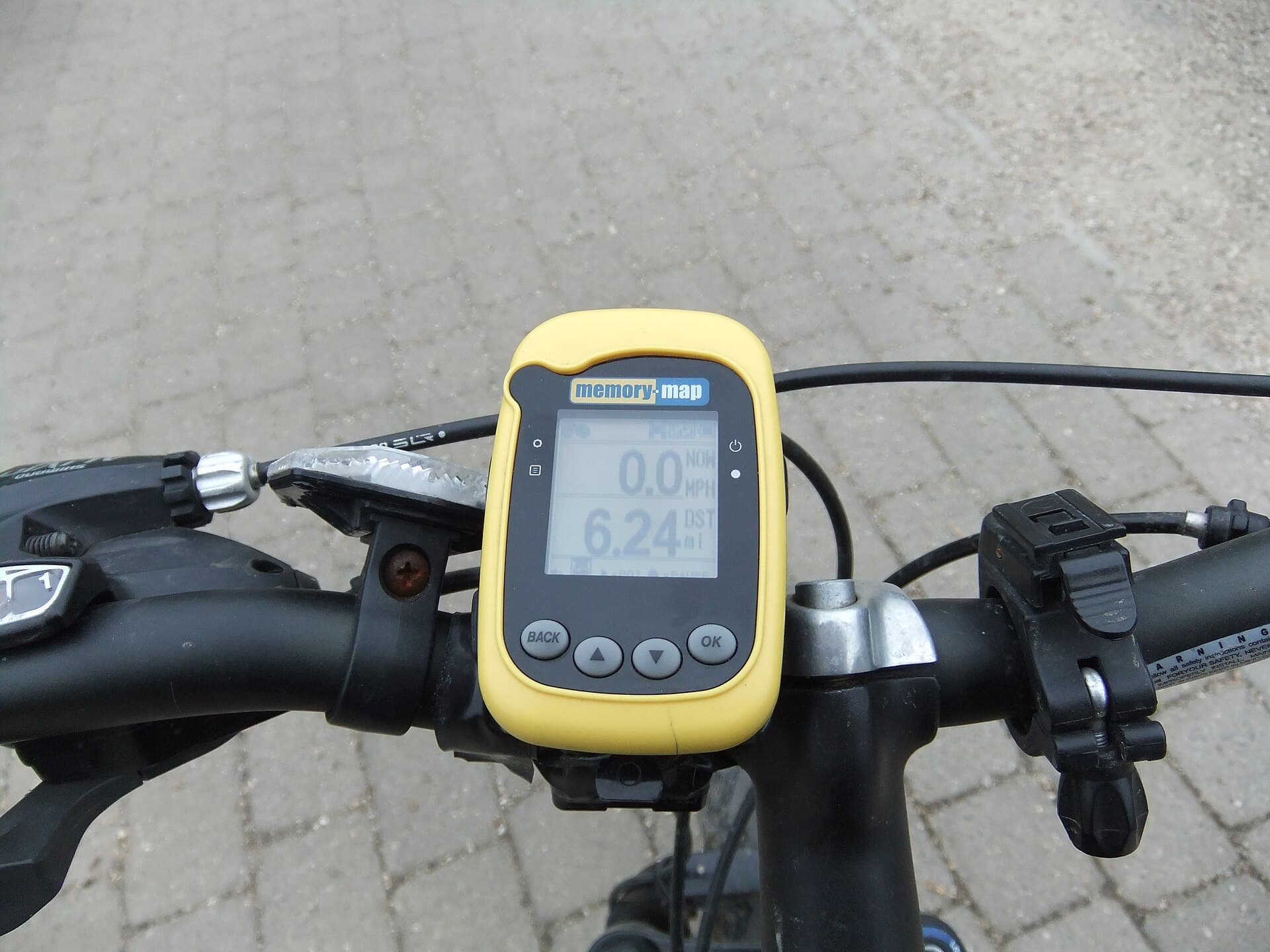 Stuur van een e-bike met bediening en display